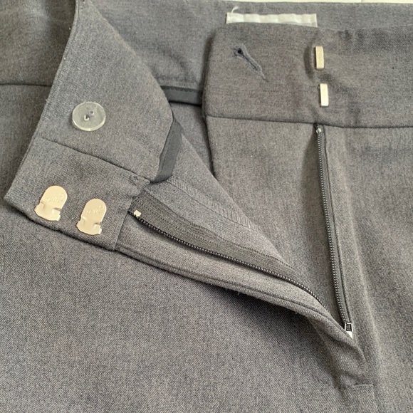 Investments Women Gray Wide-Leg Crop Trousers Size 14 - Picture 8 of 10